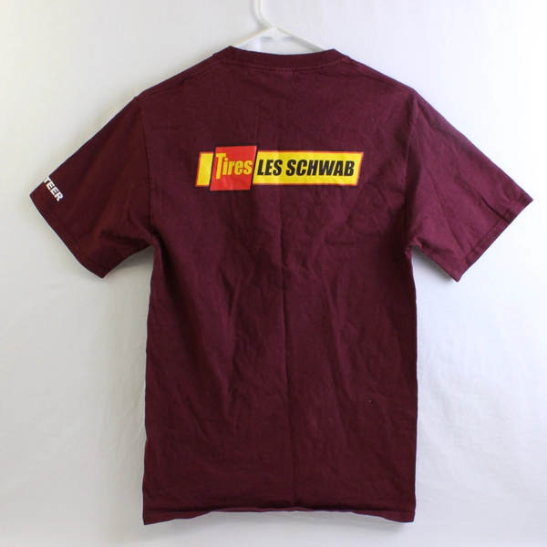 Port & Company McMinnville Wine & Food Print Short Sleeve T-Shirt Mens Size S