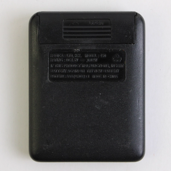 Radica Video Blackjack 21 Handheld Electronic Game Model 450 Small Tested Works