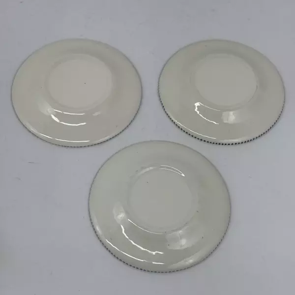 Set of 3 Royal China Currier & Ives The Harvest Bread Plates