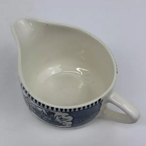 Vintage Royal China Currier and Ives Creamer Express Train Pattern