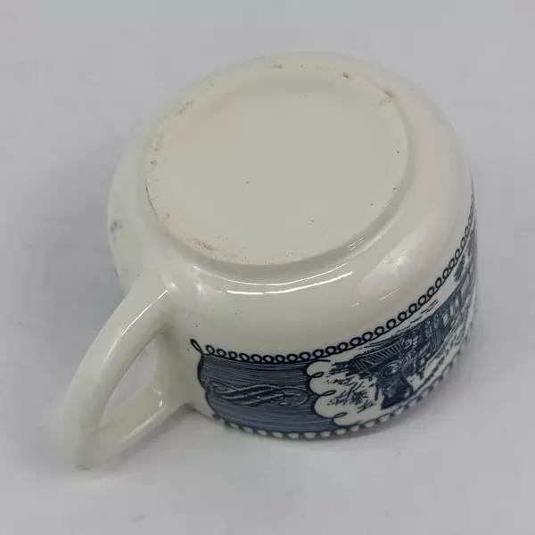 Vintage Royal China Currier and Ives Creamer Express Train Pattern