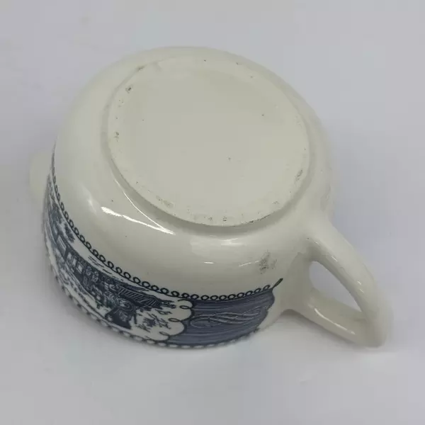 Vintage Royal China Currier and Ives Creamer Express Train Pattern