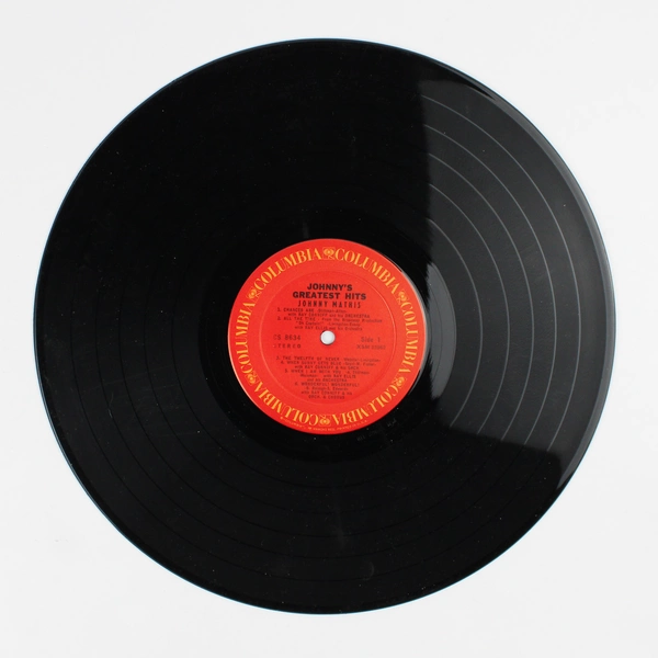 Johnny Mathis' Greatest Hits 12" Vinyl Record Album, CS 8634