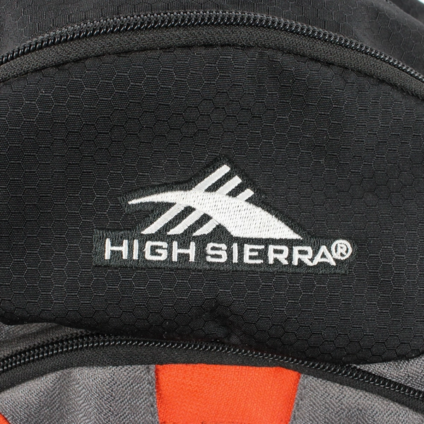 High Sierra Gray and Orange Outdoor Hiking Backpack
