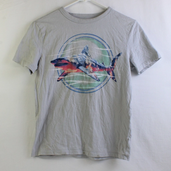 Gap Kids Shark Blue Short Sleeve T-Shirt 100% Cotton Kids Size XL