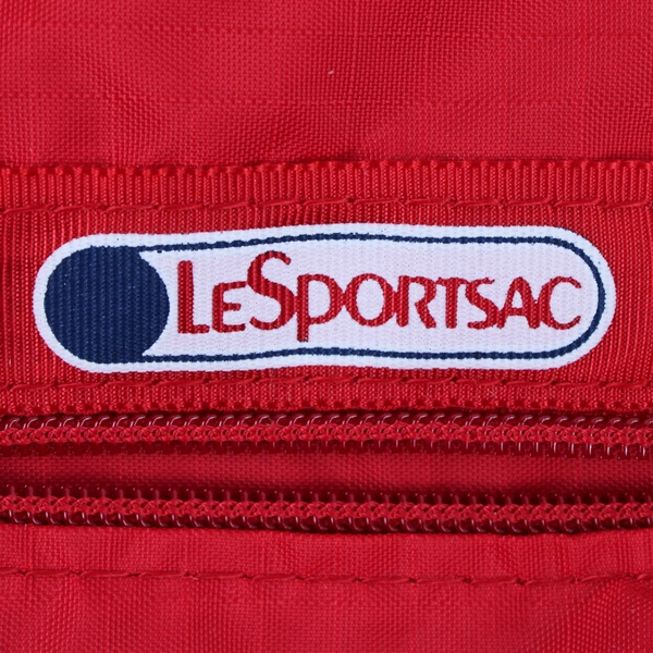 Vintage LeSportSac Red Shoulder Satchel Luggage Bag