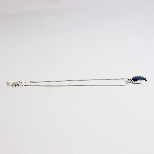 Prism Stone Pendant Necklace 20 inch