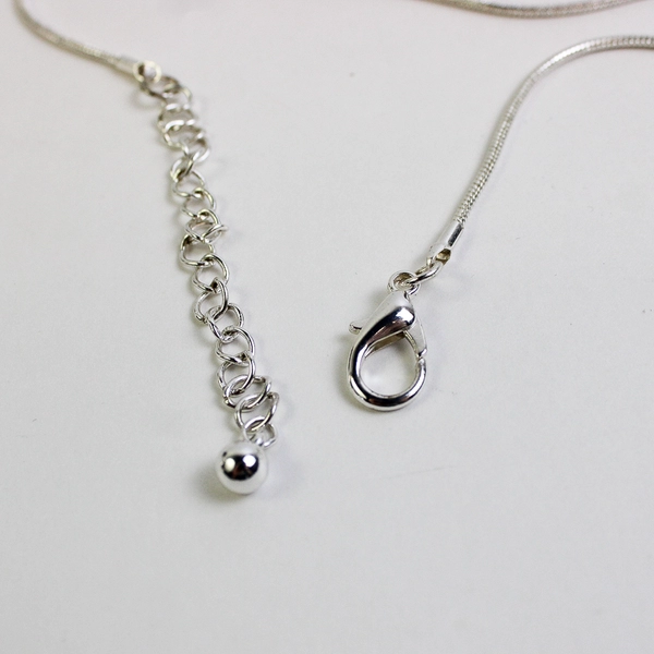 Prism Stone Pendant Necklace 20 inch