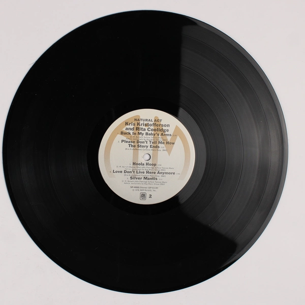 Natural Act, Kris and Rita Vinyl Album, 1978 Record