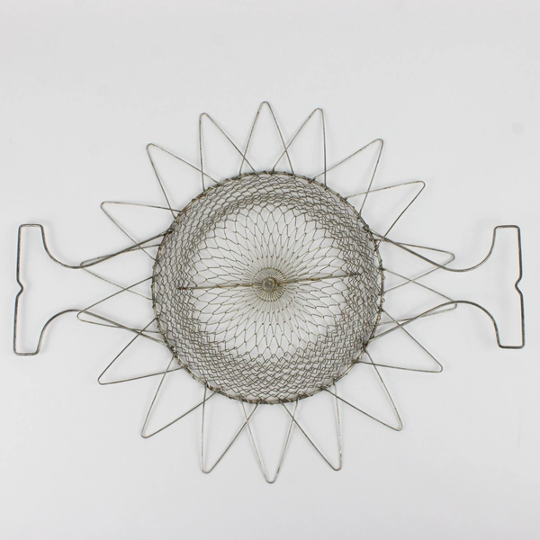 VTG Metal Wire Mesh Collapsible Steamer Basket 9"