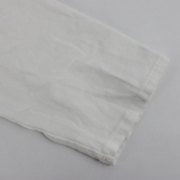 Croft & Barrow Solid White Color Quarter Length Sleeve Shirt Womens Size L