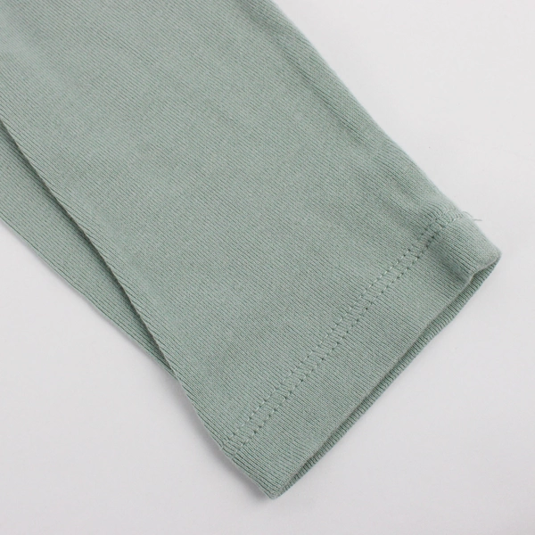 St. John's Bay Sage Green Long-Sleeve Cotton T-Shirt Women's Size Large