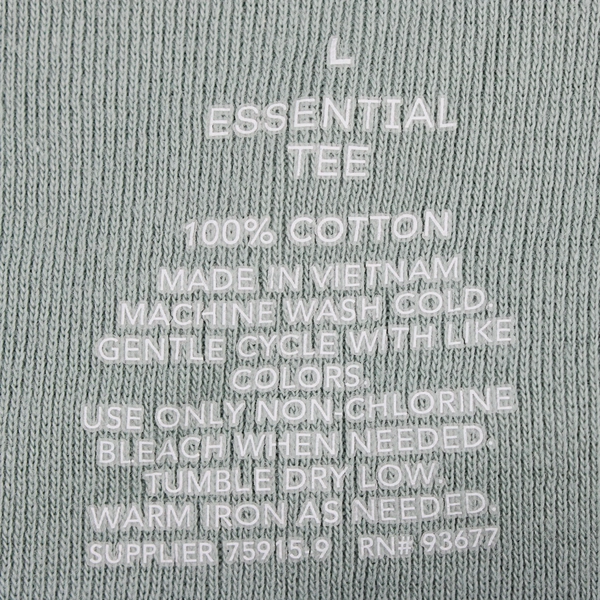 St. John's Bay Sage Green Long-Sleeve Cotton T-Shirt Women's Size Large