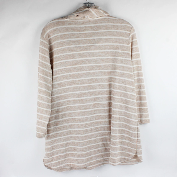 Croft & Barrow Horizontal Striped Quarter Length Sweater Womens Size L