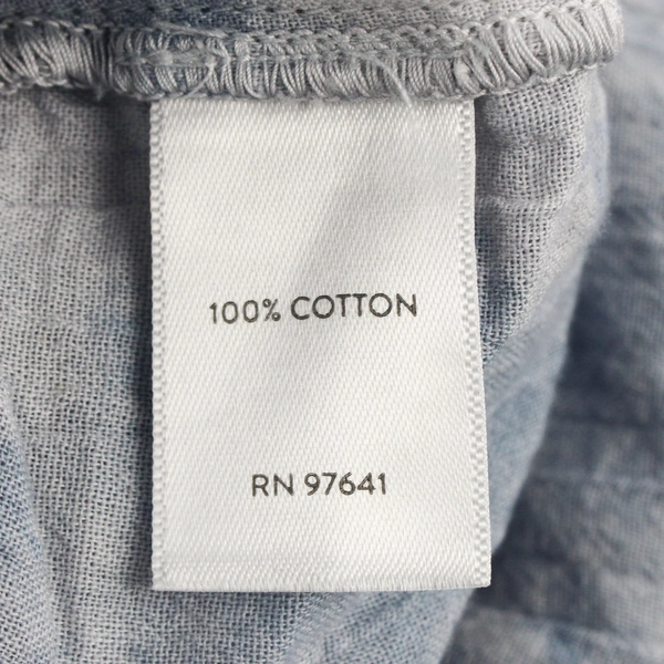 Pure Jill Women’s 100% Cotton Short Sleeve Blouse Tie Dye Blue Size Petite XL