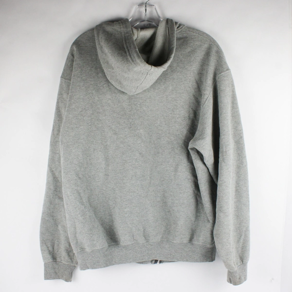 Fruit Of The Loom Gray Zip-Up Hoodie Men's Large