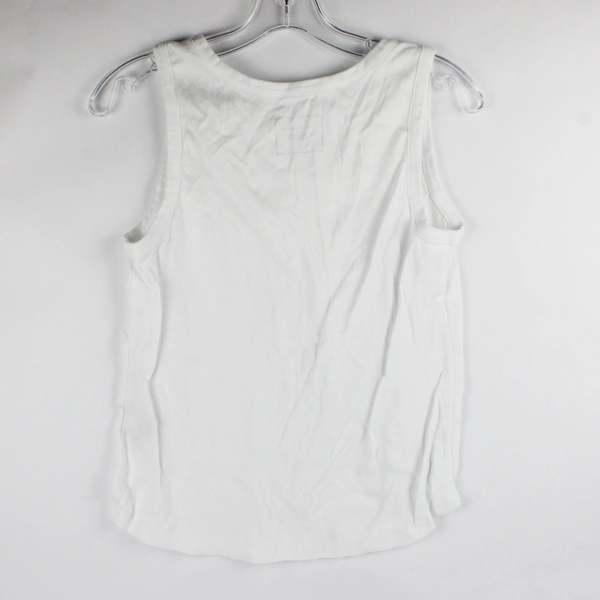 Charter Club White Cotton Tank Top Women's Size Large
