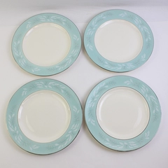 Lot Of 4 Homer Laughlin Romance Pattern Dinner Plate 10.25" Diameter