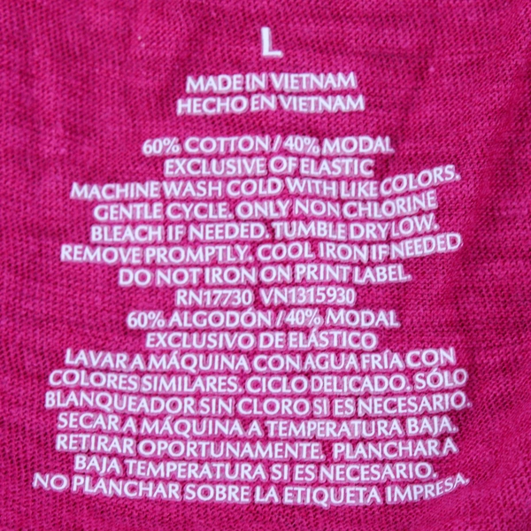 Women's Knox Rose Off Shoulder Peasant Style Blouse Short Sleeve Size L