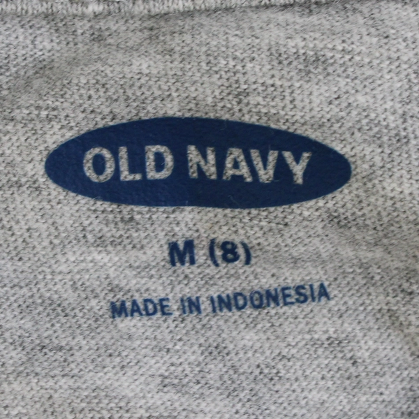 NWT Old Navy Flippy Sequins Gray 3/4 Sleeve Top Girls' Size Medium (8)