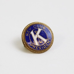 Key Club International President Hat Lapel Bag Pin
