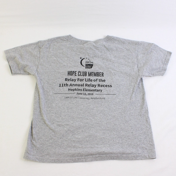 Fruit Of The Loom Relay For Life 2018 T-Shirt Youth Size Small