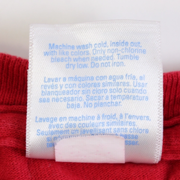 Port & Company Red Martial Arts Cotton T-Shirt Youth Size Small