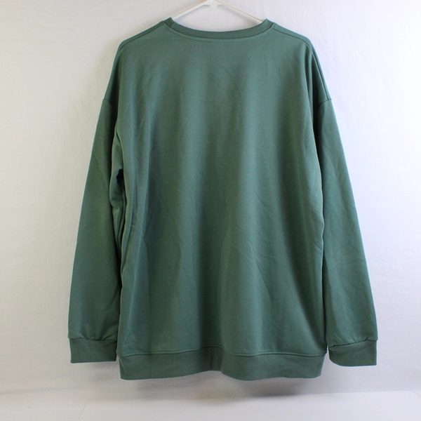 Unbranded Green French Bulldog Sweatshirt Women's Size XXL