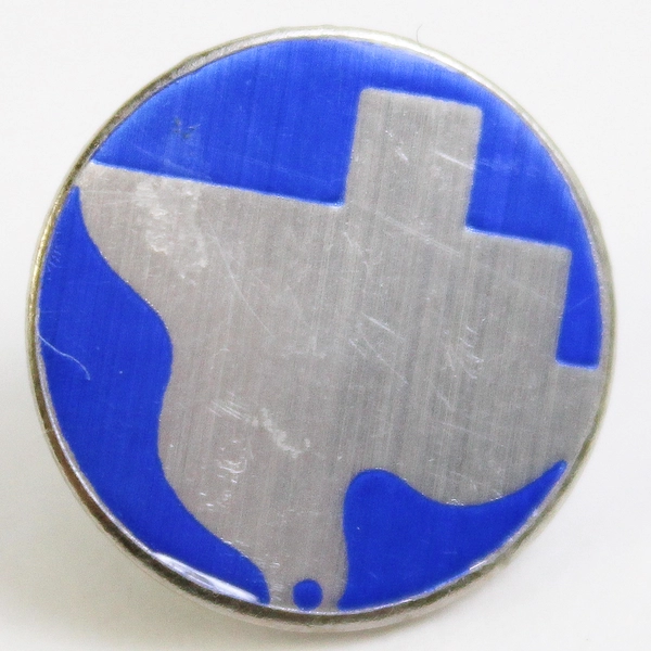 Vintage Blue Texas State Hat Lapel Pin