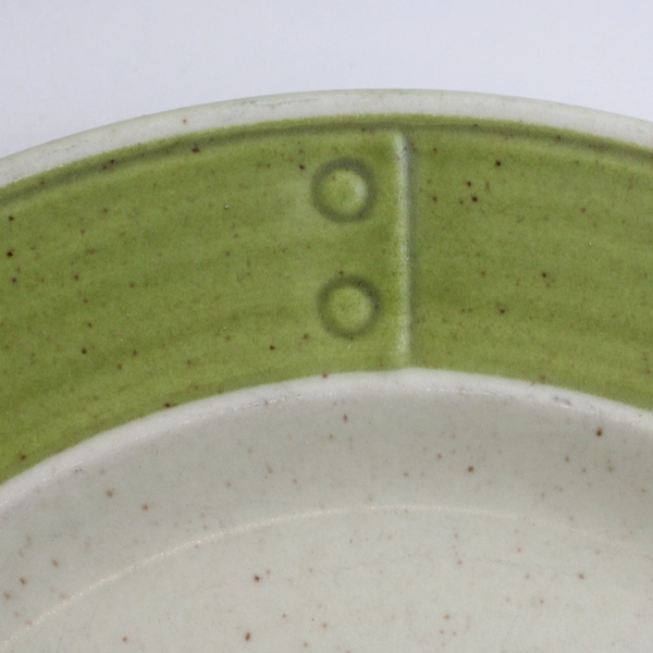 Lot Of 5 Metlox/Poppytrail/Vernon Provincial Fruit Green Pattern Salad Plates