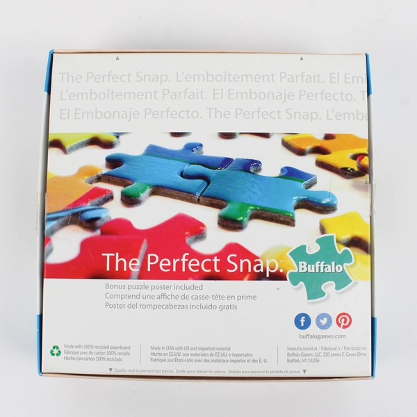 Charles Wysocki Jigsaw Puzzle Moonlight & Roses, 1,000 Pieces Complete