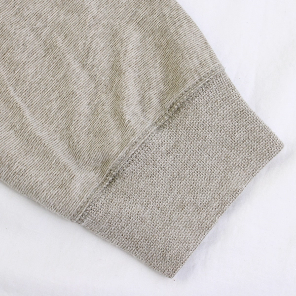 Hanes Gray Long-Sleeve Henley Shirt Men's Size XL