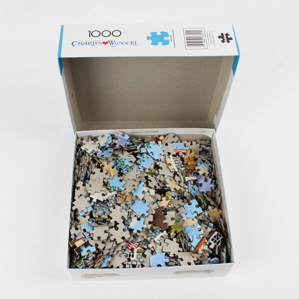 Charles Wysocki Jigsaw Puzzle Nantucket Breeze 1,000 pcs. Complete