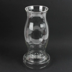 Pyrex By Corning Hurri-Candle Clear Glass Hurricane Candle Holder 13.25" Tall