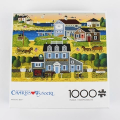 Charles Wysocki Jigsaw Puzzle Witch's Bay, 1,000 Pieces Complete