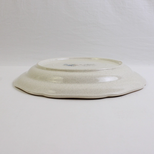 Mikasa Blue Daisies Pattern Ceramic Dinner Plate 11" Diameter