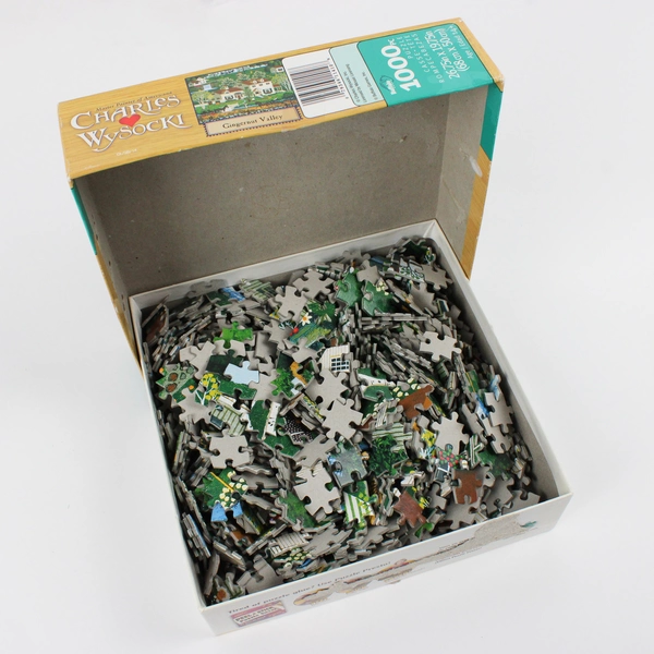 Charles Wysocki Jigsaw Puzzle Gingernut Valley, 1,000 pcs. Complete