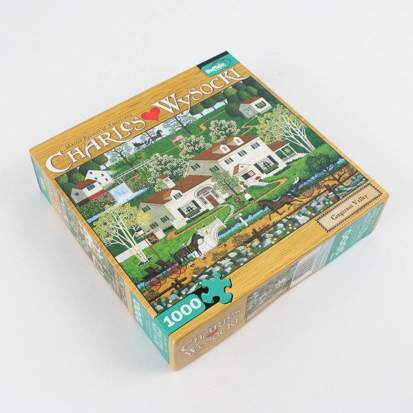 Charles Wysocki Jigsaw Puzzle Gingernut Valley, 1,000 pcs. Complete