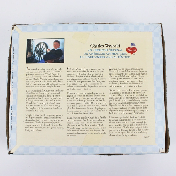 Charles Wysocki Jigsaw Puzzle "Small Talk", 1000 pcs. Complete, 2007