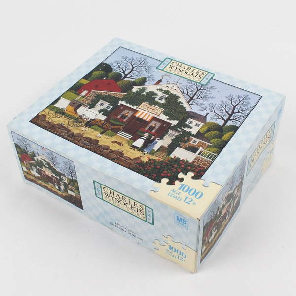 Charles Wysocki Jigsaw Puzzle "Small Talk", 1000 pcs. Complete, 2007