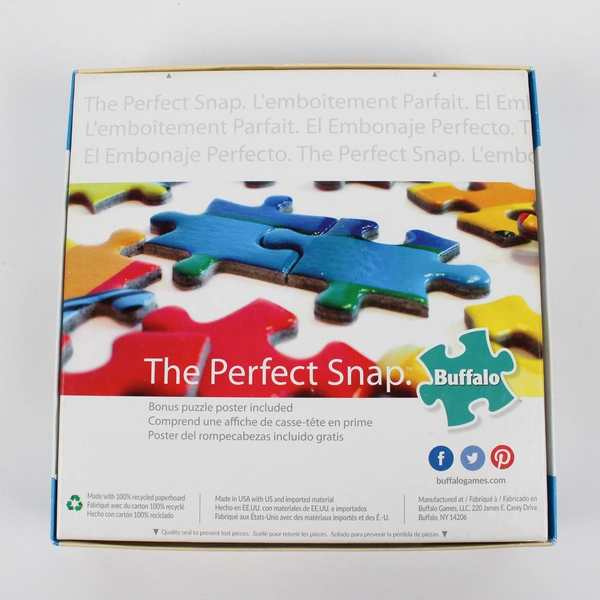 Charles Wysocki Jigsaw Puzzle Pete's Gambling Hall, 1,000 pcs. Complete