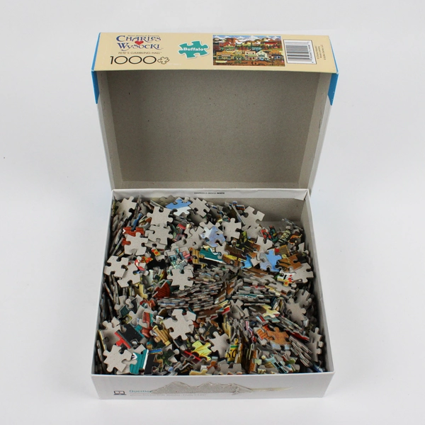 Charles Wysocki Jigsaw Puzzle Pete's Gambling Hall, 1,000 pcs. Complete