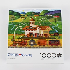 Charles Wysocki Jigsaw Puzzle "Fox Hill Farms" 1,000 pcs. Complete