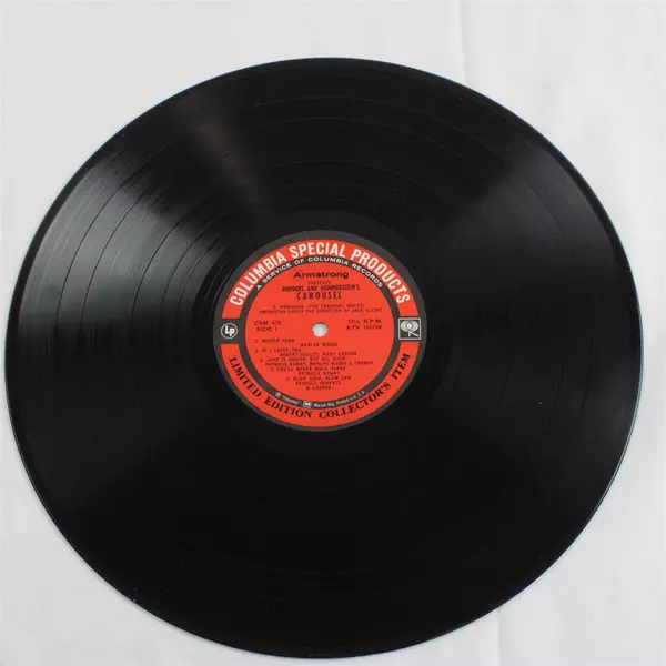 Rodgers & Hammerstein's Carousel TV Soundtrack Vinyl Record 12" LP CSM 479