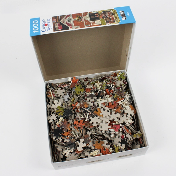 Charles Wysocki Jigsaw Puzzle Fire 1,000 pcs. Complete