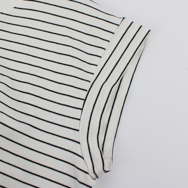 A New Day Women’s L Striped Maxi Black White Sleeveless Dress