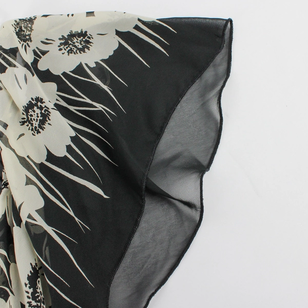 Kitty Women's S/M Sheer Floral Teddy with Elastic Waist