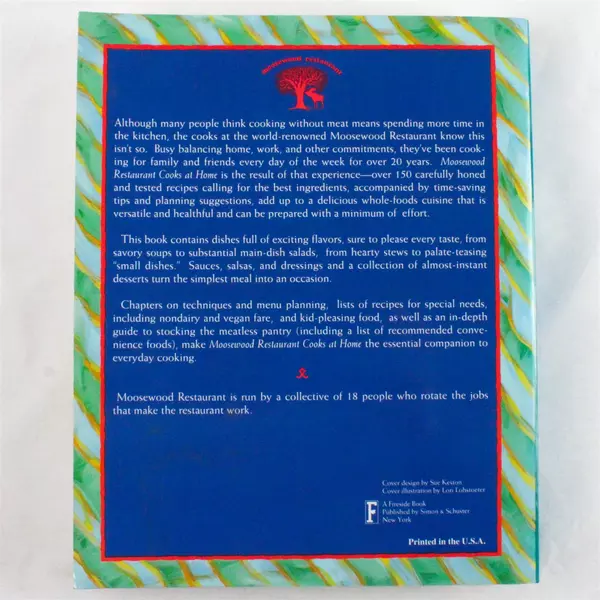 A Fireside Cookbook Moosewood Restaurant Cooks at Home 1994 Paperback