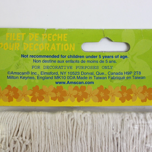 Amscan Decorative Fishing Net 6 x 8 ft Party Props Decor