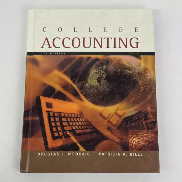 College Accounting Seventh Edition by Douglas J. McQuaig Hardcover